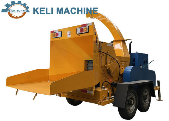 Mill Crusher HY-6145 Electric Start Branch Crusher Productivity 3-5t/h