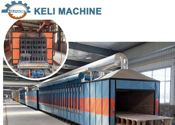 Kleiner Tunnel-Brennofen für Ziegelsteine und die Herstellung von Code-Höhe zu 2 Metern mit Ziegeln decken