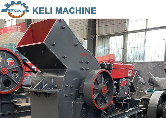 Produktivität des 11kw Hammermühle-Steinbrecher-1-5tph für die Ziegelstein-Herstellung