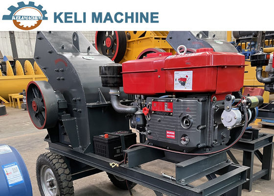 250mm Clay Brick Making Machine With Dryer 18-40t/H Hammer Crusher