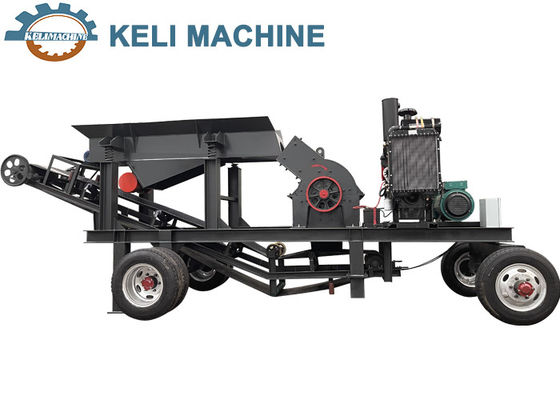 90kw Clay Brick Making Machine 30-55t/H Productivity Hammer Crusher