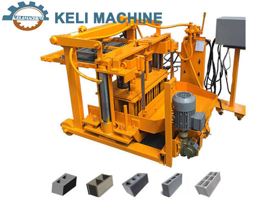Mobile Interlock Concrete Brick Making Machine Small Business 3500pcs/Shift